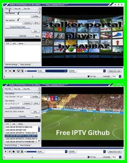 Portal and MAC IPTV