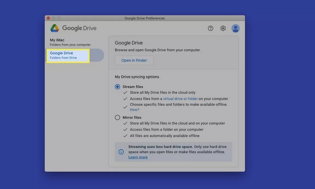 Use Google Drive and set it up on your Mac