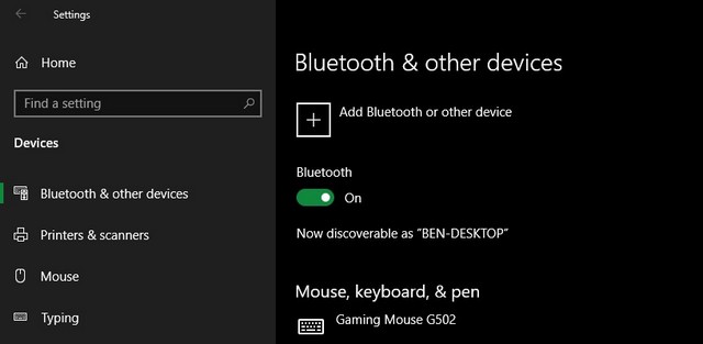 How to enable Bluetooth on Windows
