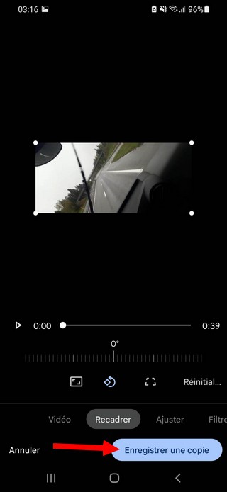 Rotate video on Android