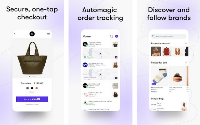 Shop - parcel tracking app