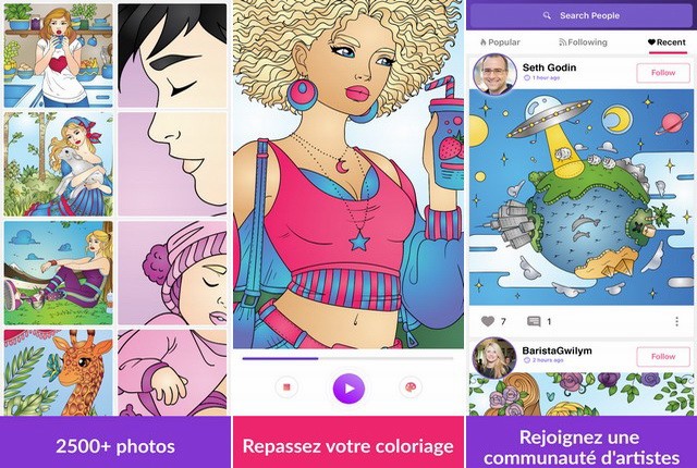 Colorgram - Coloring app for iPhone