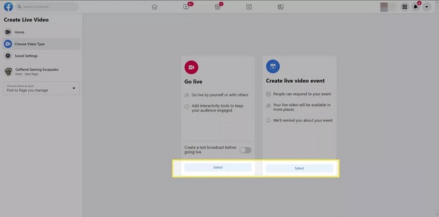 Create a live video event