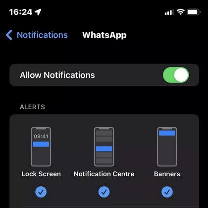 Allow notifications