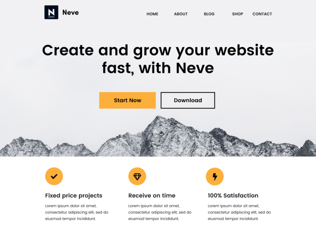 Nef Free WordPress Theme