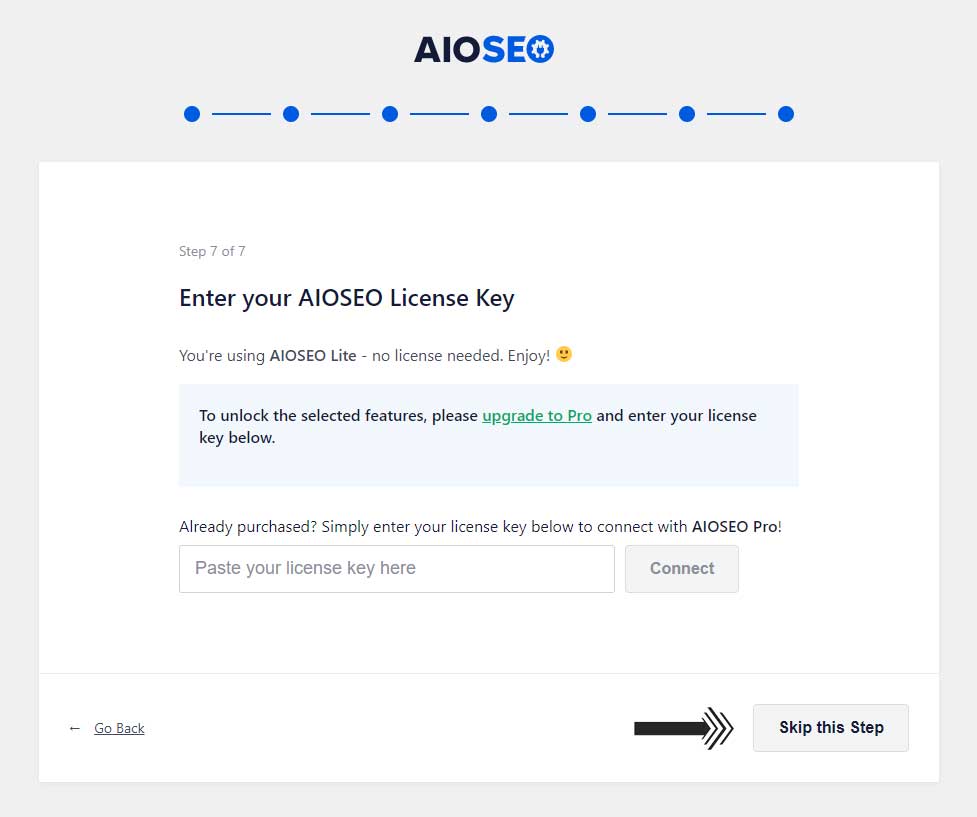 AIOSEO License Page