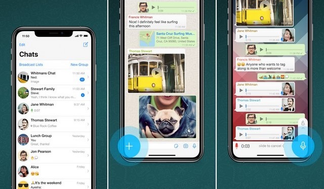 WhatsApp - a video chat application