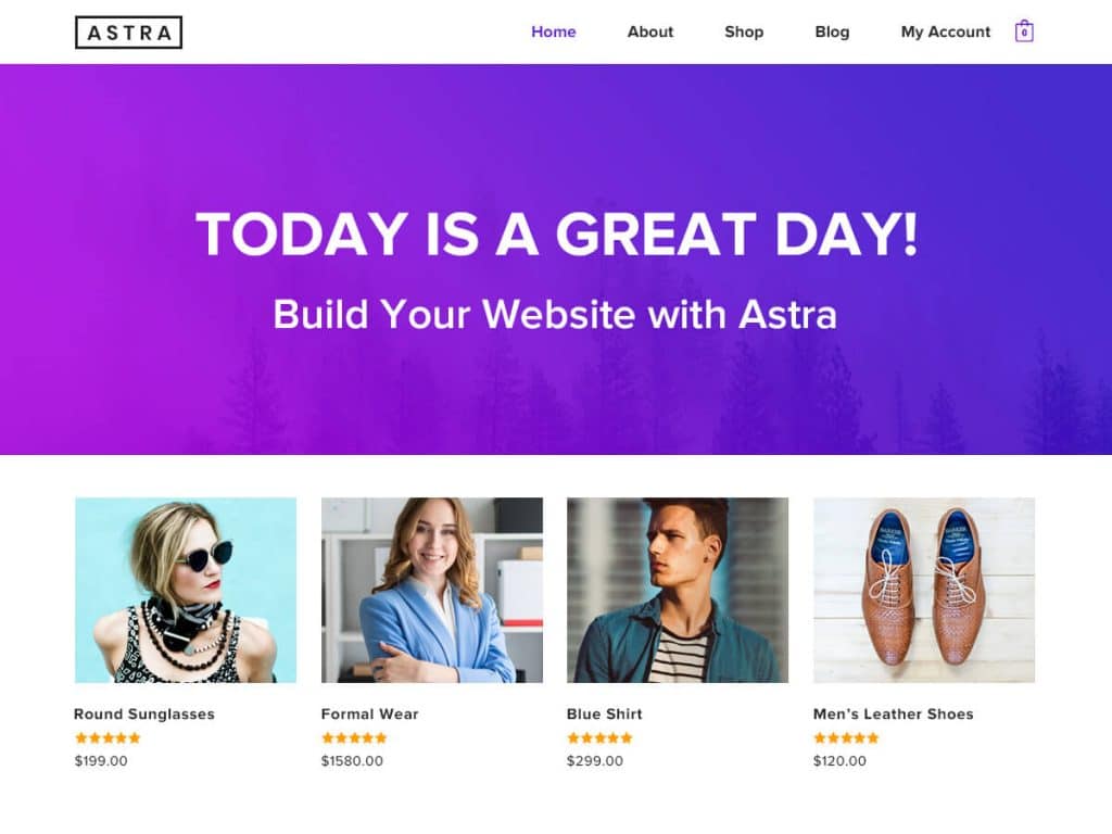 Astra WordPress theme is free
