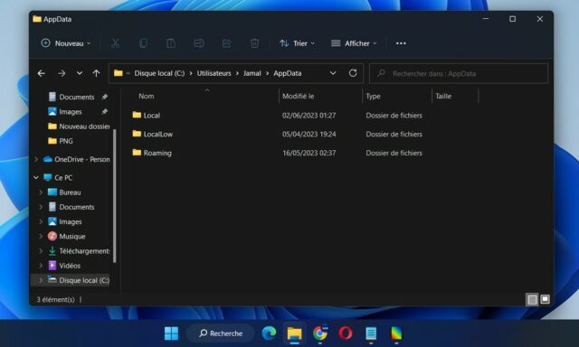 How to find the Application Data folder in Windows 11