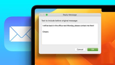 How to set up an out of office message in the Mail app on Mac