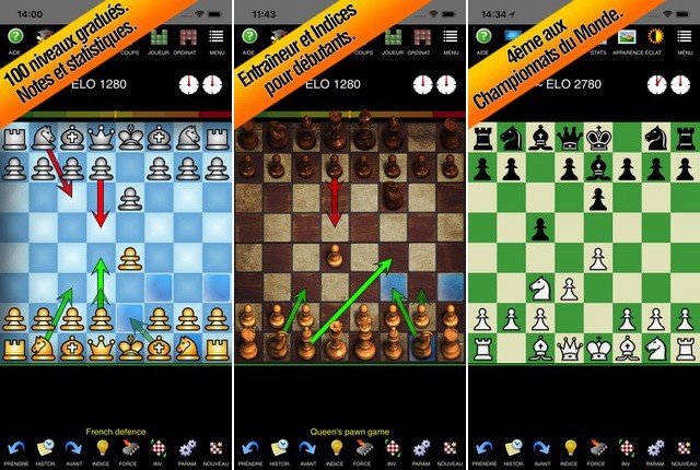 Chess trainer - chess games for iPhone