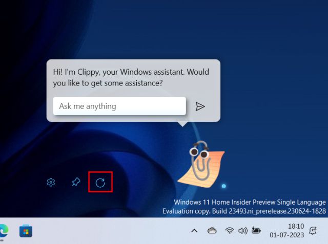 clippy on windows 11