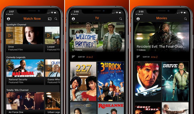 Crackle - an app for watching movies