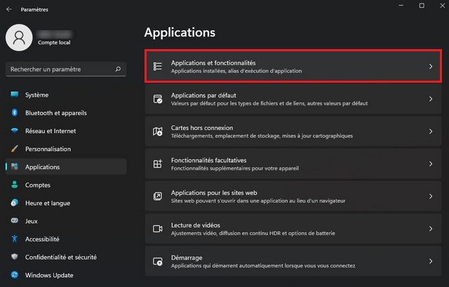 Applications and features