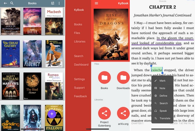 KyBook 2 e-book reader