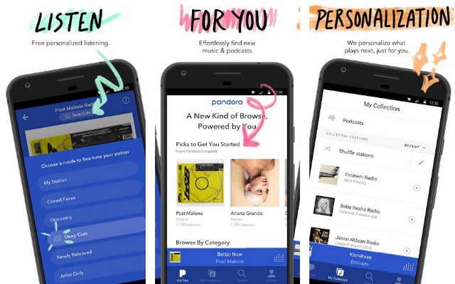 Pandora - The best free music app