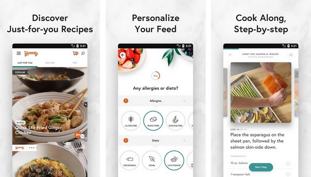Yummly - cooking app for Android