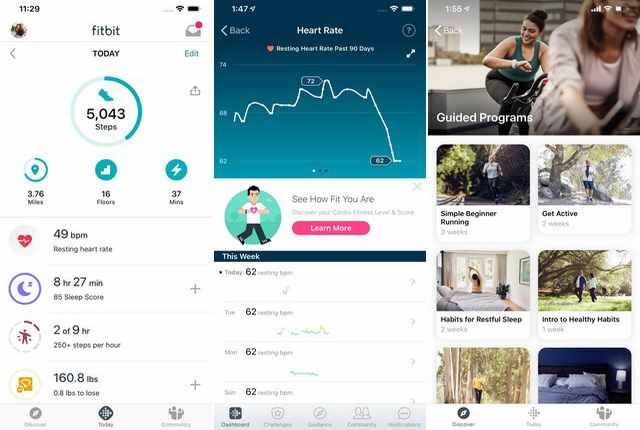 Fitbit - sleep tracking app