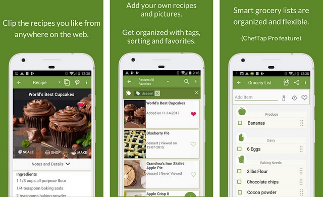 ChefTap - meal planning app