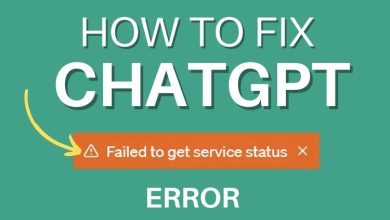 A featured image for the ChatGPT failed to get service status error