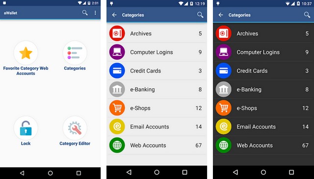 Wallet app for Android