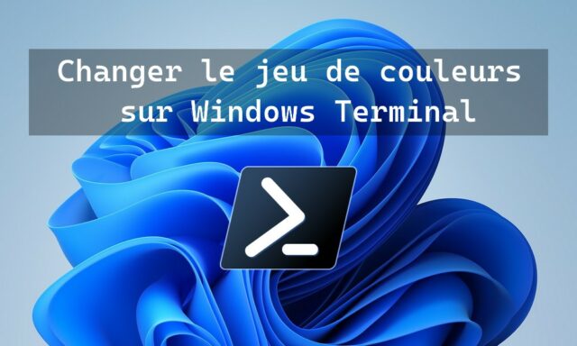 How to change the color scheme on Windows Terminal