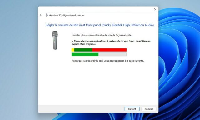 How to enable and test the microphone on Windows 11
