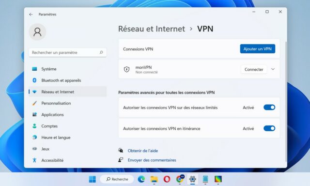 How to set up a VPN connection on Windows 11