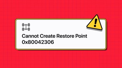 Top 7 ways to fix “0x80042306 restore point cannot be created” error in Windows