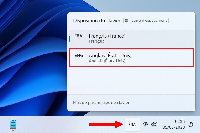 Changer la langue de votre clavier