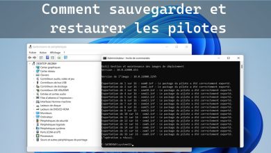 Comment sauvegarder et restaurer des pilotes sous Windows