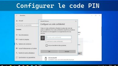 Comment configurer un code PIN dans Windows 10