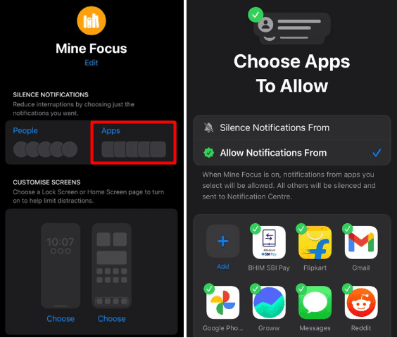 Silence or Enable Apps on iPhone