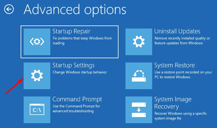 Clean Registry in Windows 11 - Startup Settings