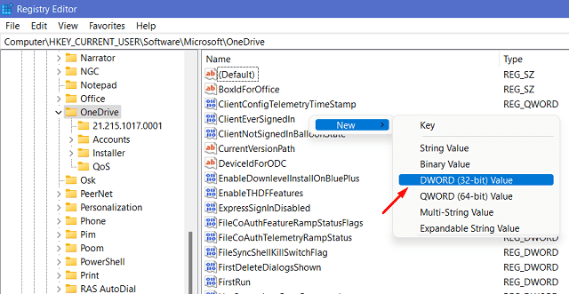 OneDrive Error 0x8004deb4 - Create EnableADAL