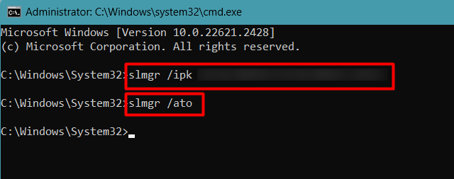 Windows 11 Activation Error 0xC004F211