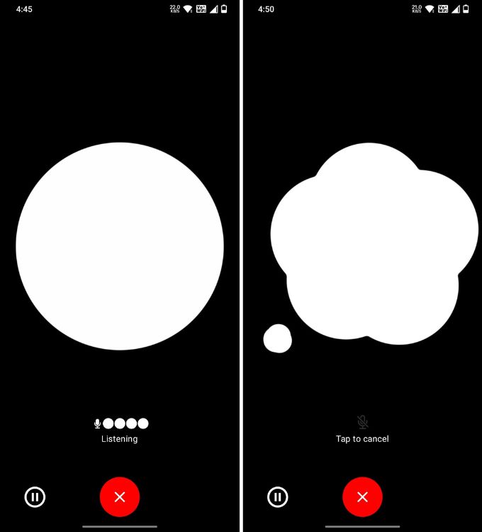 voice chat interface in chatgpt app