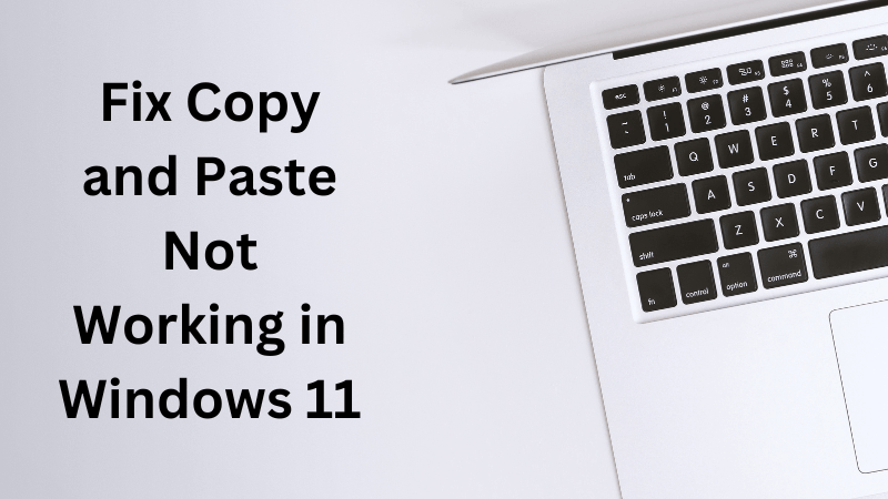 Fix Copy and Paste Not Working in Windows 11