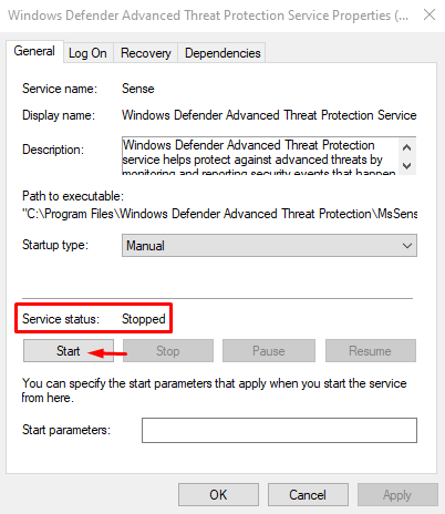 Windows Defender Antivirus Service