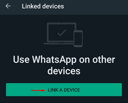 Link a Device on Whatsapp