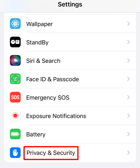 Privacy & Security in iOs 17