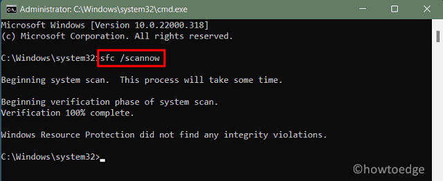 SFC Windows 11 - Error Code 0x80090011