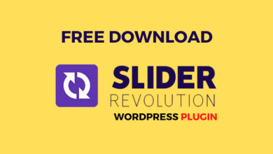 Slider Revolution Plugin Free Download