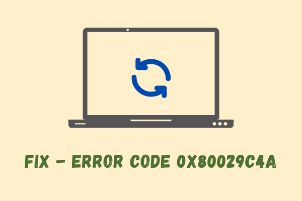 fix - Error Code 0x80029c4a