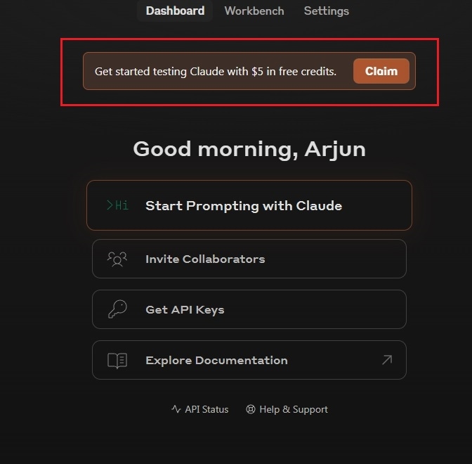 claim free credit by Anthropic