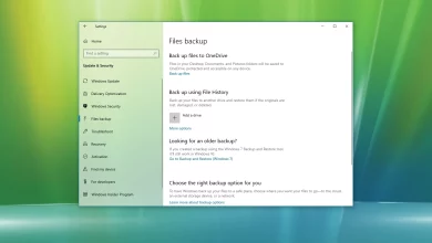 How to create automatic file backup on Windows 10