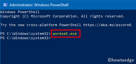 Microsoft Store Error 0x80070520 - WSReset PowerShell