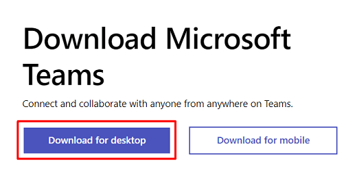 Download Teams for Desktop