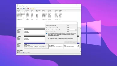 How to change drive partition size on Windows 10