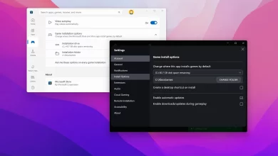 How to change games install drive and folder locations on Windows 11